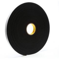 1X18 YDS 4504 BLACK VINYL FOAM TAPE - USA Tool & Supply