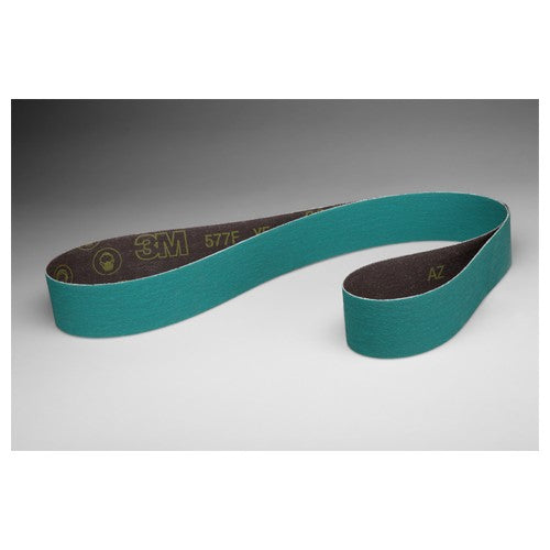 3M Cloth Belt 577F 36 YF-weight 2 in × 60 in Film-lok Single-flex 10 per inner - USA Tool & Supply