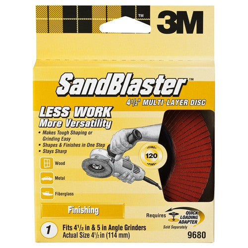 4.5 in 3M™ SandBlaster™ Multi-Lay Alt Mfg # 54766 - USA Tool & Supply