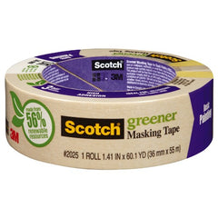 ‎Scotch Greener Masking Tape for Basic Painting 2025-36C 1.41″ × 60.1 yd (36 mm × 55 m) - USA Tool & Supply