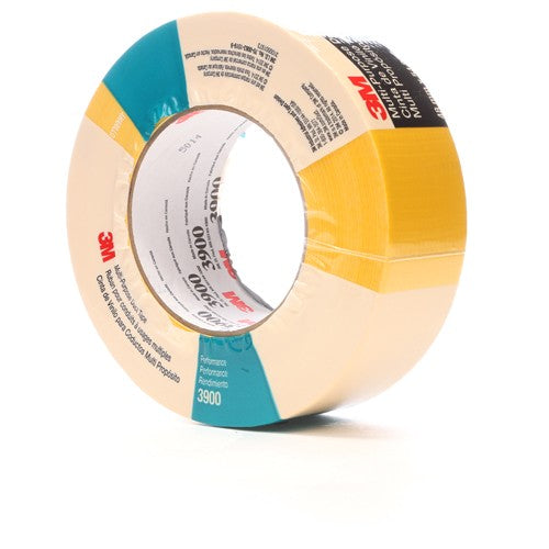 3M Multi-Purpose Duct Tape 3900 Yellow 48 mm × 54.8 m 8.1 mil Individually Wrapped - USA Tool & Supply