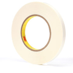 3M Double Coated Tape 9579 White 1/2″ × 36 yd 9 mil - USA Tool & Supply