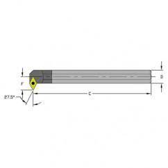 E10Q SDNCR2 Solid Carbide Boring Bar w/Coolant - USA Tool & Supply