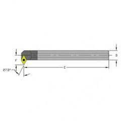 E10Q SDNCR2 Solid Carbide Boring Bar w/Coolant - USA Tool & Supply