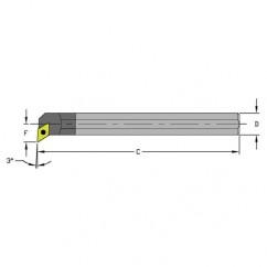 E12Q SDUCL3 Solid Carbide Boring Bar w/Coolant - USA Tool & Supply