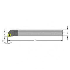 E16T SCLPR3 Solid Carbide Boring Bar w/Coolant - USA Tool & Supply