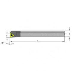 M-E16R STUCR11 Solid Carbide Boring Bar w/Coolant - USA Tool & Supply