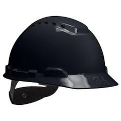 HARD HAT H-712R-UV BLACK WITH - USA Tool & Supply
