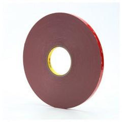 1/2X72 4936F GRAY 3M VHB TAPE - USA Tool & Supply