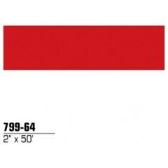2X50' REFLECTIVE STRIPING TAPE RED - USA Tool & Supply