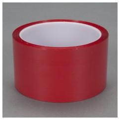 2X72 YDS 850 RED 3M POLY FILM TAPE - USA Tool & Supply