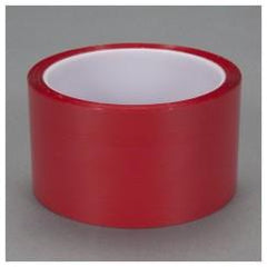 3X72 YDS 850 RED 3M POLY FILM TAPE - USA Tool & Supply