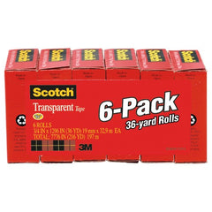 ‎Scotch Tape 600-6PK 3/4″ × 1296″ - USA Tool & Supply