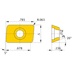 AEMW19T3062ER UTI20T INSERT