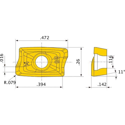 AOMT123620PEER-M MP6120 INSERT