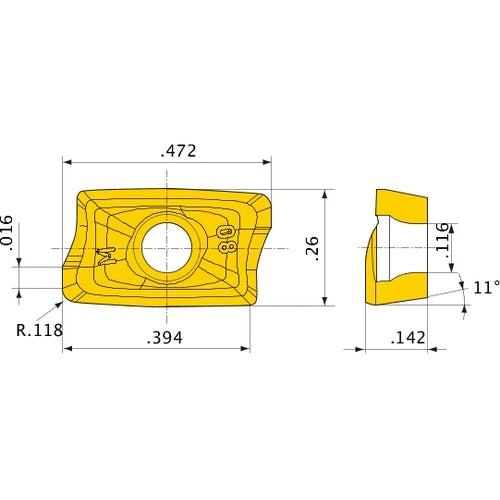 AOMT123630PEER-M VP15TF INSERT