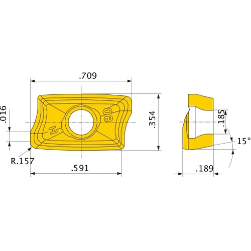 AOMT184840PEER-H VP20RT INSERT