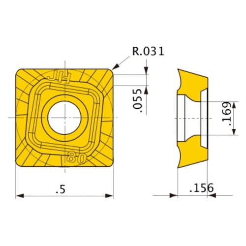 SOMT12T308PEER-JH VP30RT INSERT