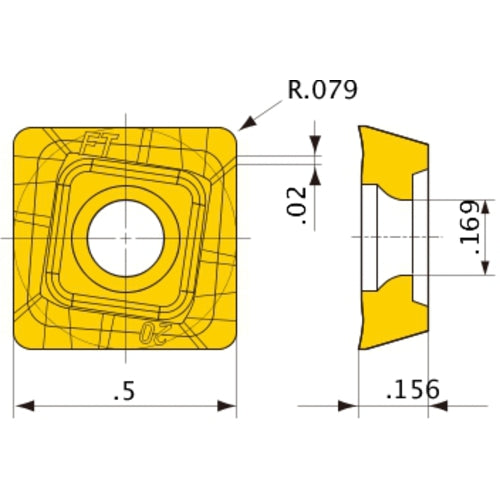 SOMT12T320PEER-FT MC5020 INSERT