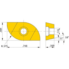 SRM212C MP9120 MILLING INSERT