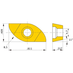 SRM216E MP6120 MILLING INSERT