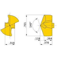 STAWN1780T VP15TF DRILLING INSERT
