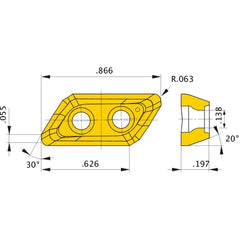 XDGX175016PDFR-GM TF15 INSERT