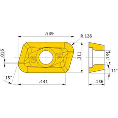 XPGT13T3PDFR-G8 HTI10 INSERT