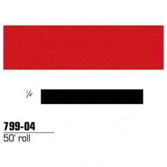 1/4X50' REFLECT STRIPING TAPE RED - USA Tool & Supply