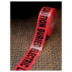 3X1000' 302 BURIED BARRICADE TAPE - USA Tool & Supply