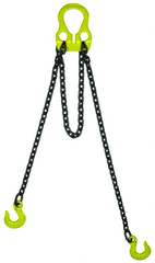 Double Chain Sling - #30002; 7/32" x 10' - USA Tool & Supply