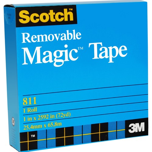 Scotch Removable Tape 811 3/4″ × 1296″ (19 mm × 32 9 m) - USA Tool & Supply