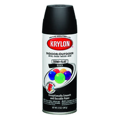 Interior/Exterior Industrial Maintenance Paint Semi Flat Black - USA Tool & Supply