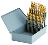 1/16 - 1/2 X 64Ths HSS-Co8% Straight Shank Split Point Drill Set (29Pcs) - USA Tool & Supply