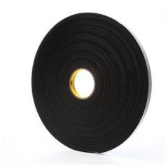 3/4X36 YDS 4508 BLACK VINYL FOAM - USA Tool & Supply