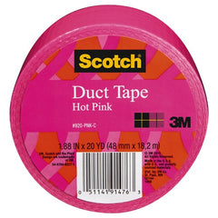 Scotch Duct Tape 920-PNK-C 1.88″ × 20 yd (48 mm × 18 2 m) Pink - USA Tool & Supply