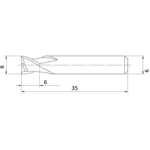 MS2ESD0600L35S06 CARBIDE ENDMILL