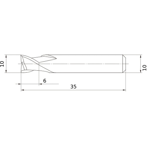 MS2ESD1000L35S10 CARBIDE ENDMILL