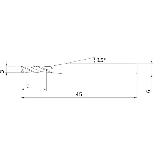 MS2JSD0300 CARBIDE ENDMILL