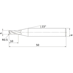 MS2MRBD0500R050 CARBIDE ENDMILL