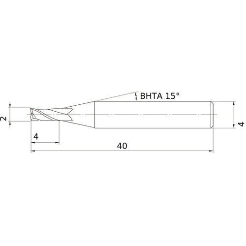 MS2MSD0200 CARBIDE ENDMILL