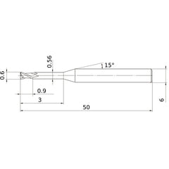 MS2XL6D0060N030 CARBIDE ENDMILL