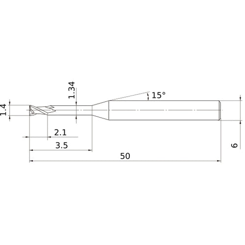 MS2XL6D0140N035 CARBIDE ENDMILL