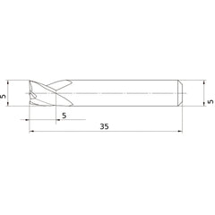 MS3ESD0500L35S05 CARBIDE ENDMILL