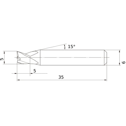 MS3ESD0500L35S06 CARBIDE ENDMILL