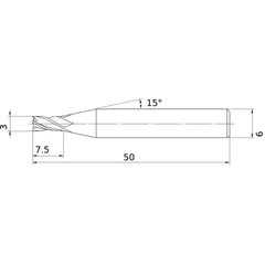 MS4MCD0300 CARBIDE ENDMILL