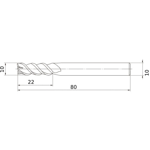 MSMHZDD1000 CARBIDE ENDMILL