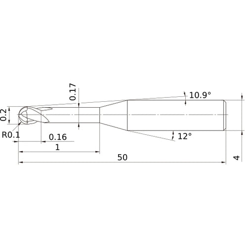 VF2XLBR0010N010S04 SOLID CARB EM