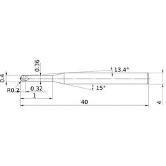 VF2XLBSR0020N010 SOLID CARBIDE EM