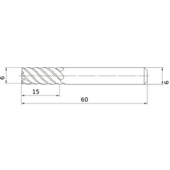 VFMDD0600 SOLID CARBIDE EM